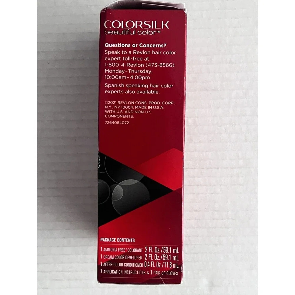 Revlon ColorSilk Beautiful Permanent Hair Color (72B Mushroom Blonde) New In Box